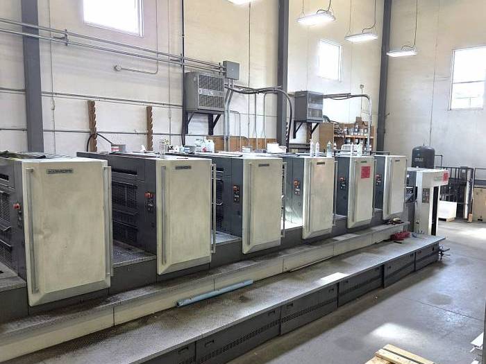 Komori LS 640  coater - 72 x 102 cm Pic 2