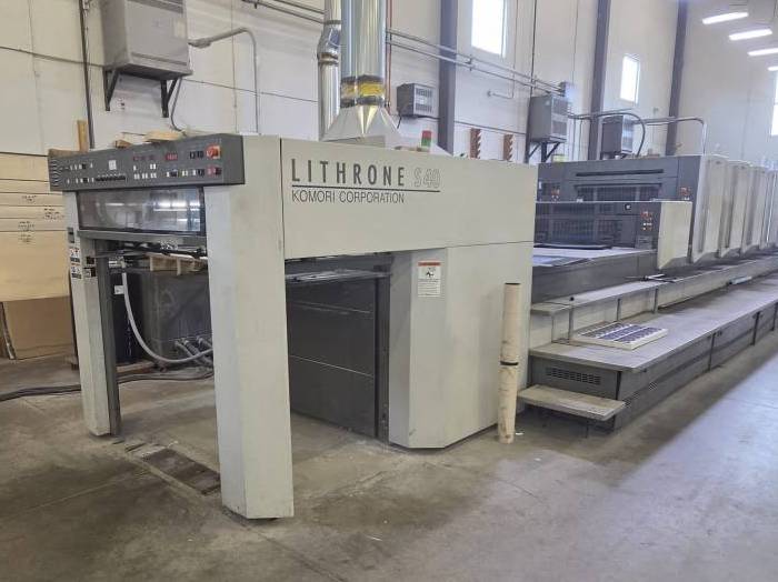 Komori LS 640  coater - 72 x 102 cm Pic 1