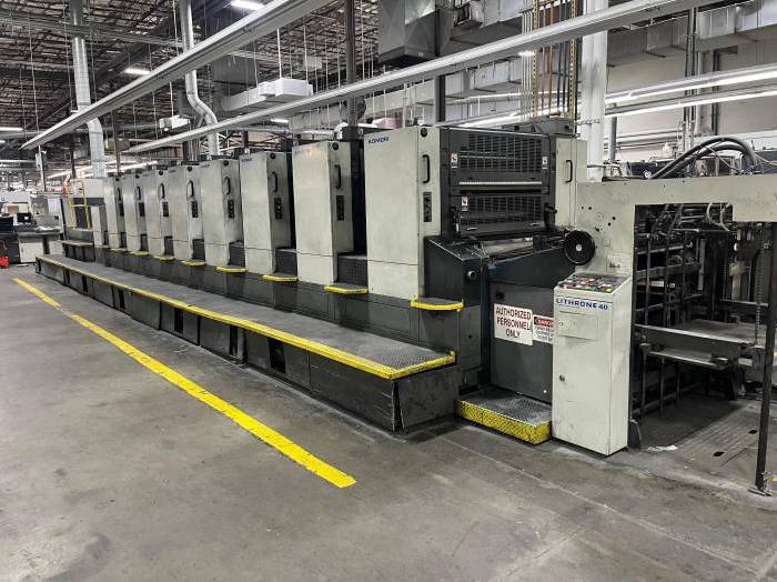 Komori Lithrone L 840 CX -1999- Offset Printing Machin Pic 5