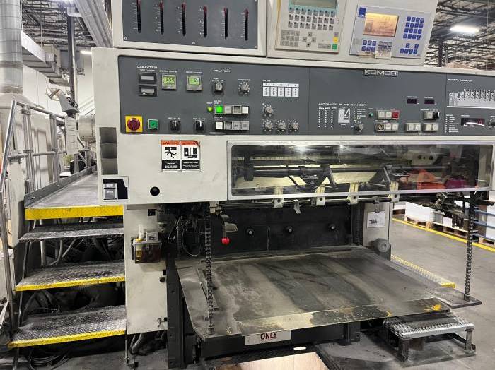 Komori Lithrone L 840 CX -1999- Offset Printing Machin Pic 3