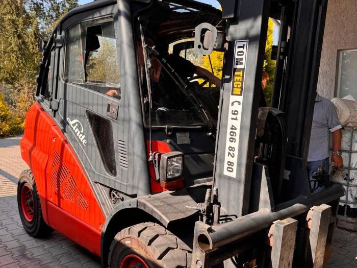 Linde E H50D Diesel Forklift Pic 6