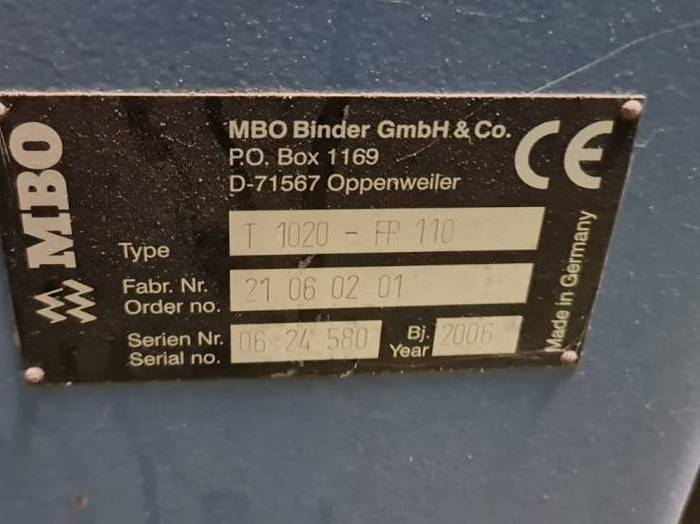 MBO T-1020 FP110 Pic 6