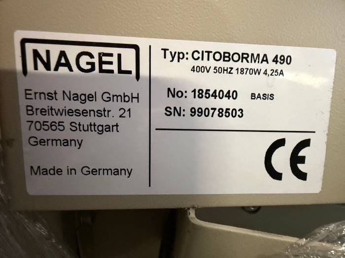 Nagel Citoborma 490 Paper Drilling Machine Pic 2