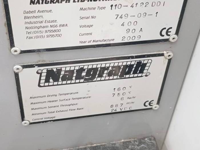 Natgraph UV coater IR dryer and Heated modules Pic 5