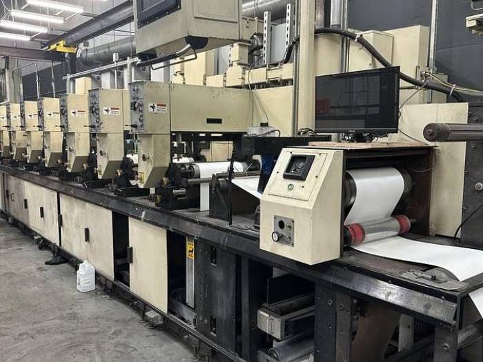 PCMC - 18” 8 color Flexo with Die Cutter and Striping Pic 1