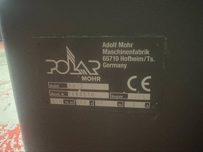Polar 92 ED Guillotine 92cm   LW 450-2 Stack Lift   RA Pic 10