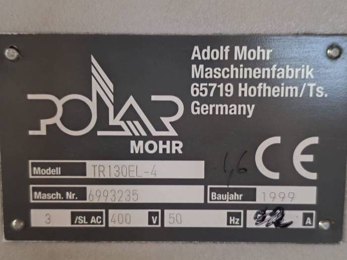 POLAR MOHR TR 130EL-4 - Automatic unloading and sta Pic 6