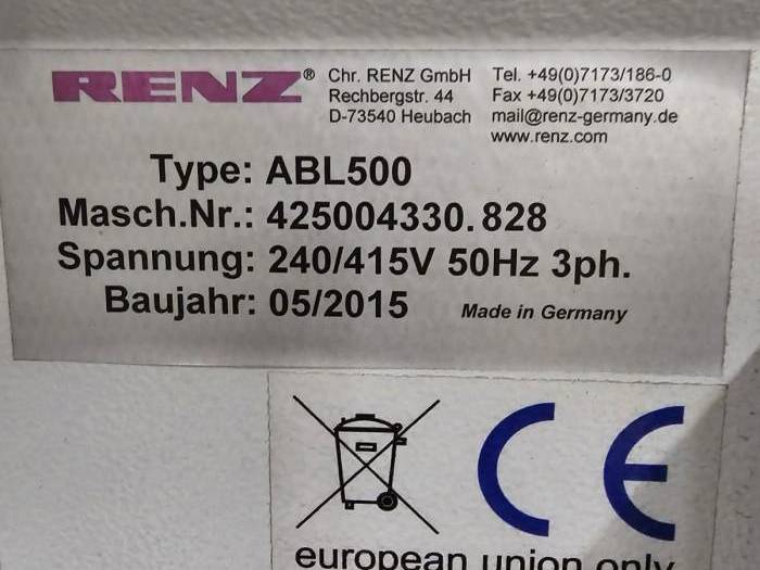Renz ABL 500 with Kas 300 IL Pic 11