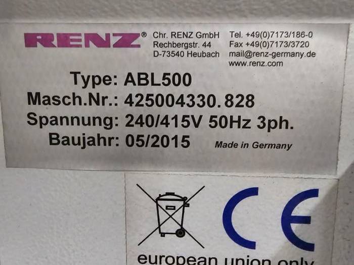 Renz ABL 500 with Kas 300 IL Pic 12