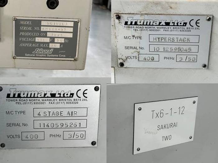 Sakurai SC 102 DX full line Pic 2