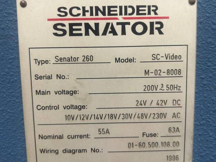 Schneider Senator 260 SC-Video Pic 2