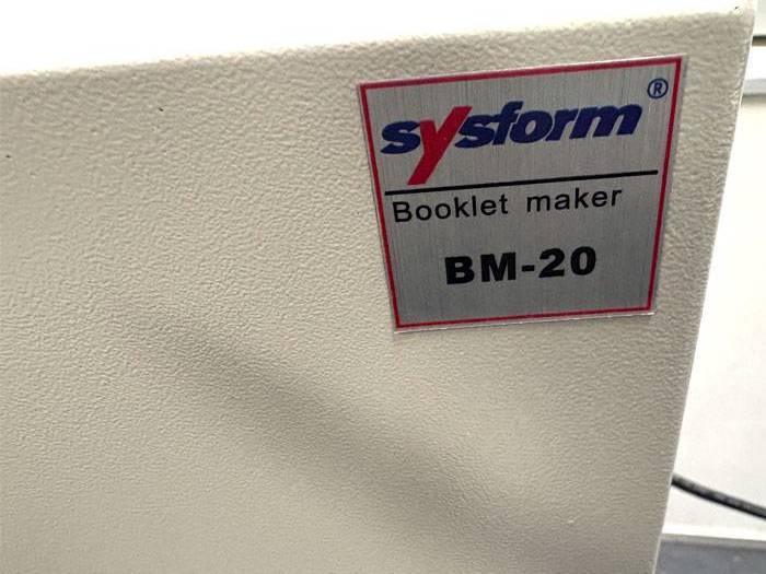 Sysform BM-20 Booklet Maker Pic 3