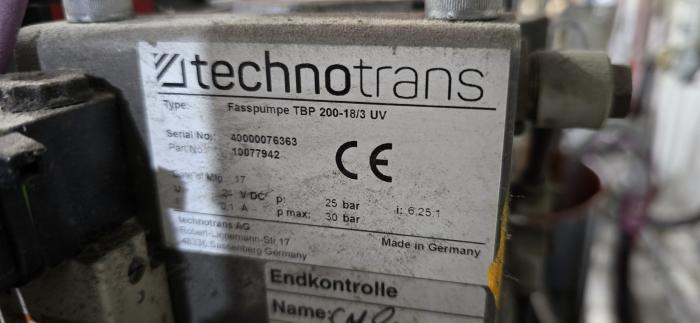 Technotrans TBP 200 Ink Pumps Pic 8