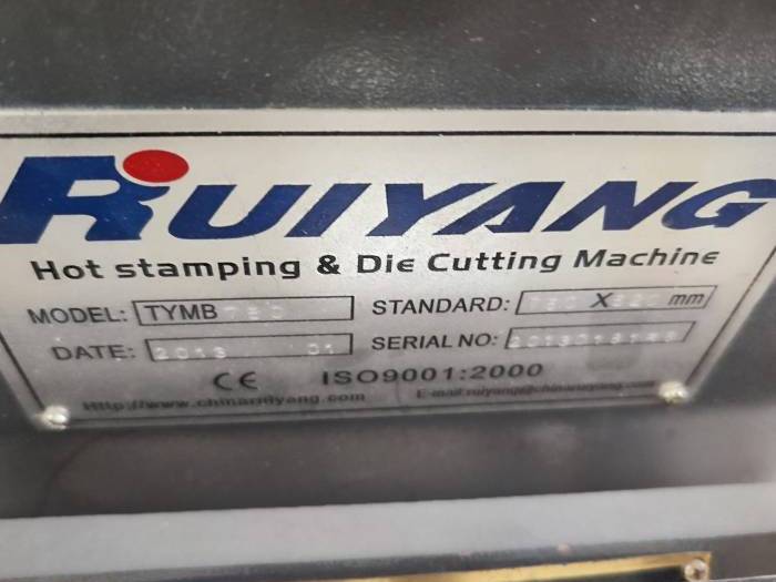 TYMB 750 Diecutter Hot Foil Pic 4
