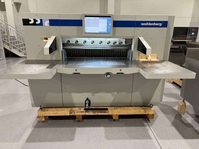 Wohlenberg 115 TS Paper Cutting Machine Pic 2