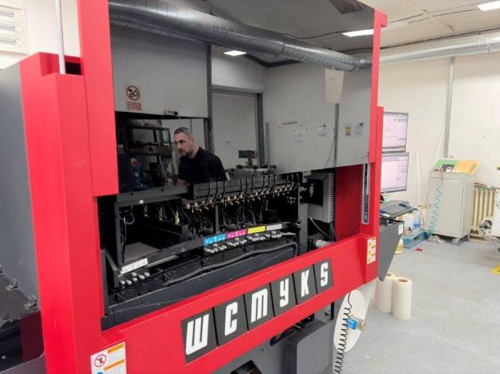 Xeikon Panther PX3300 Digital UV Inkjet Label Press Pic 7