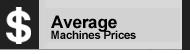 Average machines prices