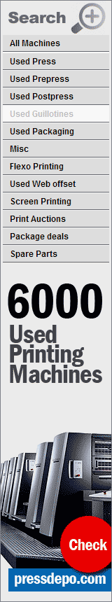 pressdepo.com Used printing machinery for sale
